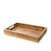 Homla Hamsa Decorative Tray Natural 41X26X6 cm